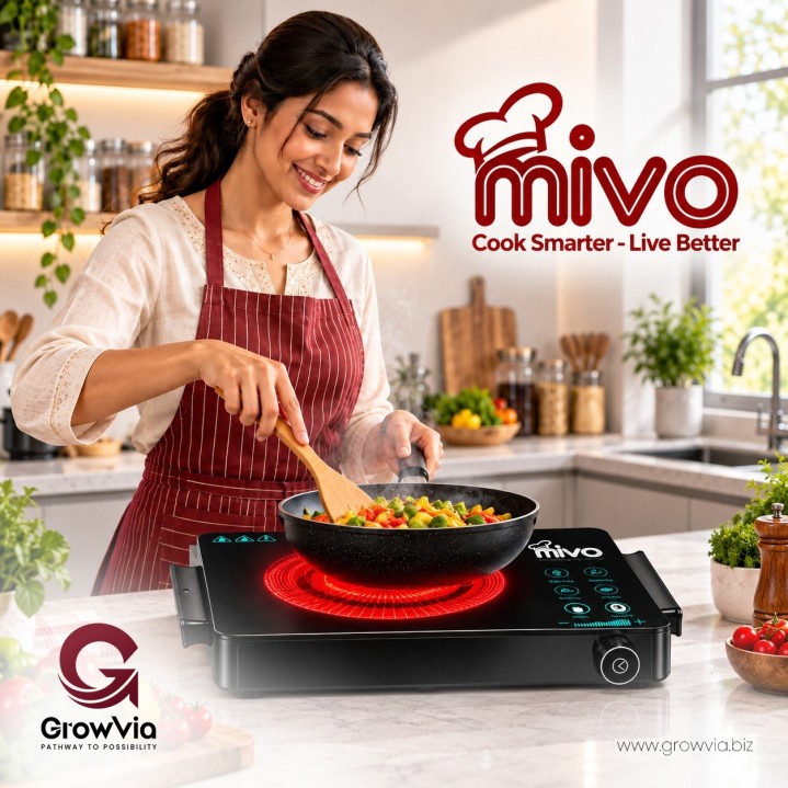 MIVO INFRARED COOKTOP WITH GRILL